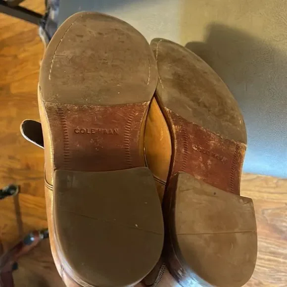 Cole Haan Leather Monk Strap Dress Shoes - Picture 6 of 7